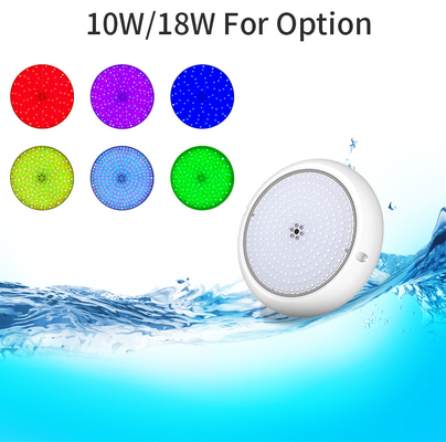 مصباح حمام سباحة LED متعدد الأغراض مثبت على الحائط بلاستيكي 160 مم مملوء بالراتنج
