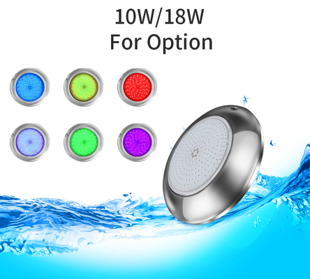 210 × 28 مم في أضواء حمام السباحة الأرضية ، مصباح LED تحت الماء مملوء بالراتنج