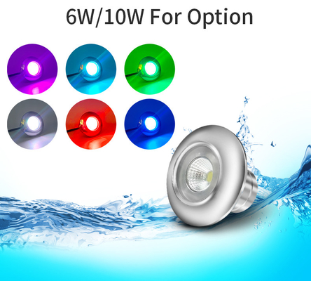 10W IP68 تحت الماء LED تجمع أضواء الفولاذ المقاوم للصدأ المضادة للتآكل