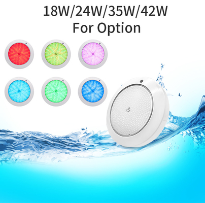 متعددة الأغراض 35W أضواء حمام السباحة LED استبدال المواد البلاستيكية تحت الماء
