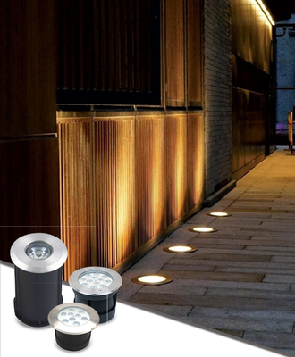 ضوء LED تحت الأرض متعدد الشاشات ، مقاوم للصدأ في مصابيح LED الأرضية