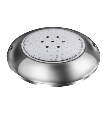 Inox 316L RGB LED Pool Light Underwater Surface Mount Waterpoof 15W متعدد الألوان