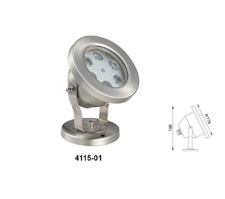 الفولاذ المقاوم للصدأ LED ضوء تحت الماء IP68 مقاوم للماء دائم