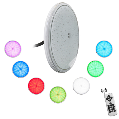 ماء LED PAR56 RGB أضواء تجمع 170 * 12 مم لحمامات السباحة الداخلية RF-003B-252