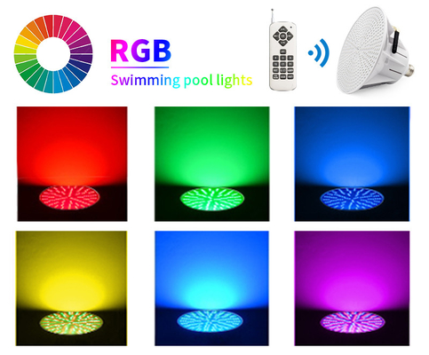 120V 12V LED Pool Light Bulb E26 Screw Color Changing Pool Light Bulb With Remote Control