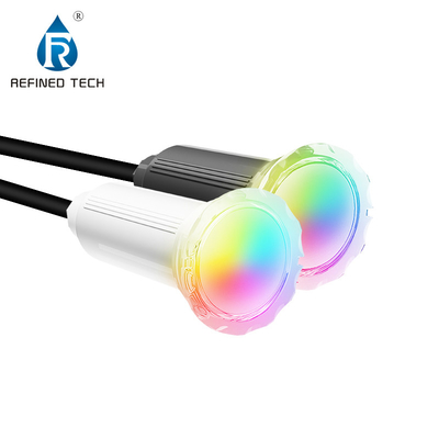 مصابيح المسبح المملوءة بالكامل بالراتنج LED IP68 مصابيح حمام السباحة OEM / ODM