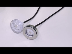 معالجة IP68 316L الفولاذ المقاوم للصدأ LED عاكس Para Piscina 12W ضوء حمام السباحة عالي الوهج